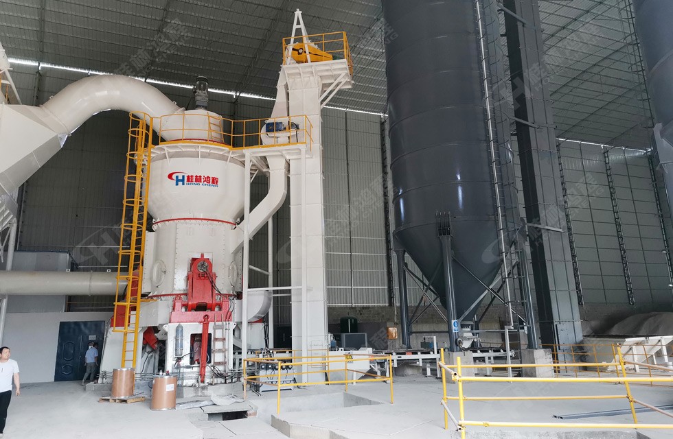 湖南矿石立磨客户现场