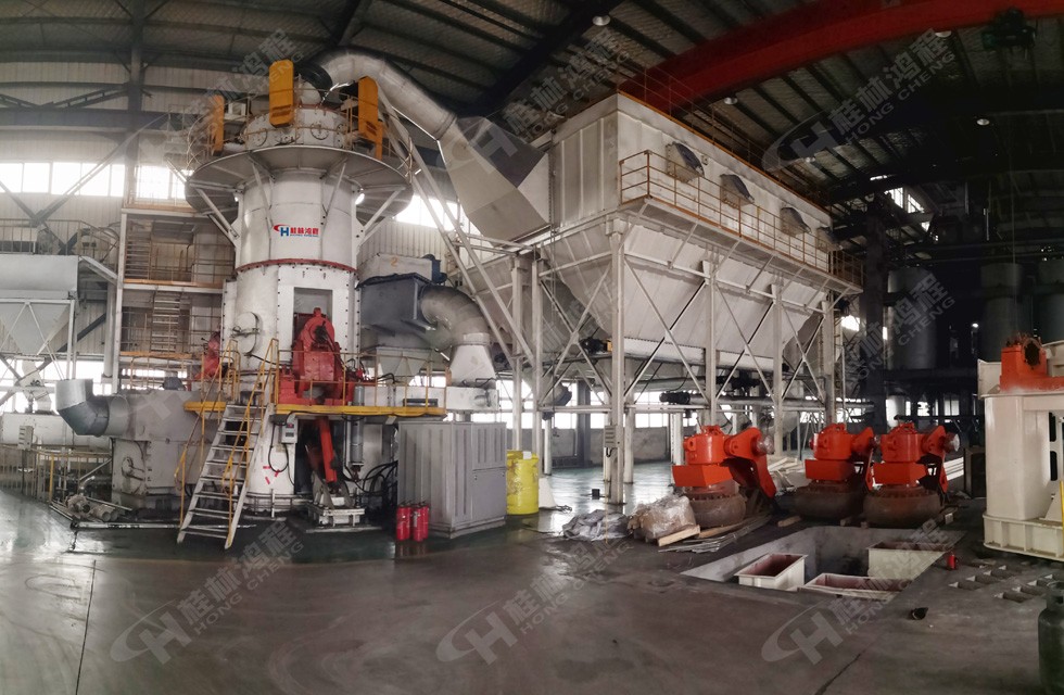 青海铁矿石立磨客户现场