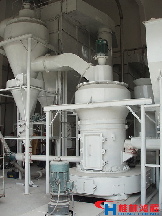 HC1000磨粉机滑石粉生产线现场图片 HC1000磨粉机滑石粉生产线现场图片