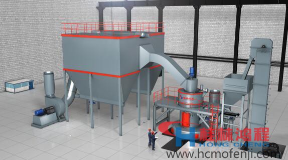 桂林鸿程非金属矿粉体加工设备磨粉机－HC2000大型雷蒙机