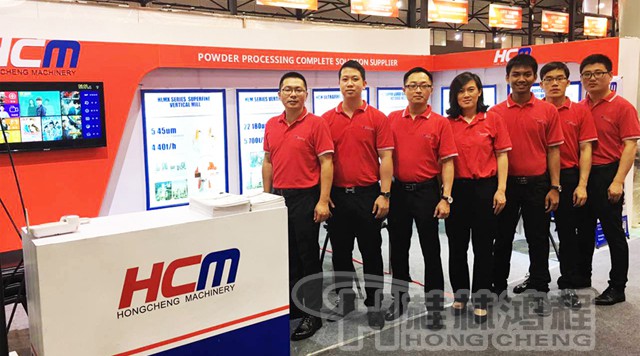  桂林鸿程携先进立磨参展第121届广交会征战国际市??！