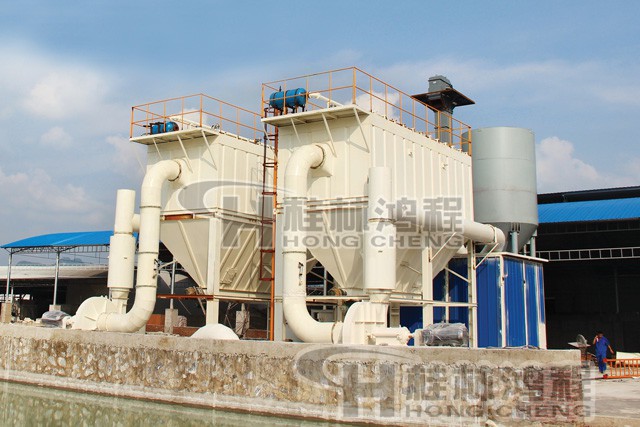 HCH超细环辊磨客户现场