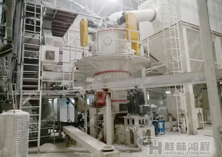 超细硅灰石立磨粉机-HLMX超细立式磨粉机