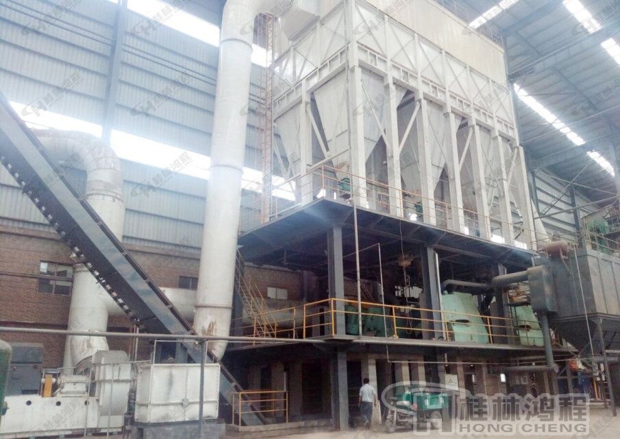 桂林鸿程环保磨粉机：HLM2900立磨 脉冲除尘器