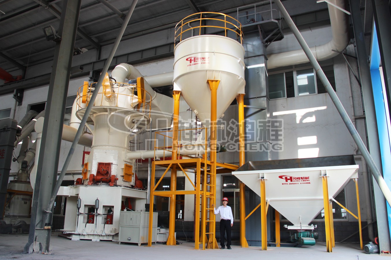 碳酸钙生产线立磨全套磨粉机设备配置有那些,石灰石磨粉机，立磨，雷蒙磨，超细磨粉机