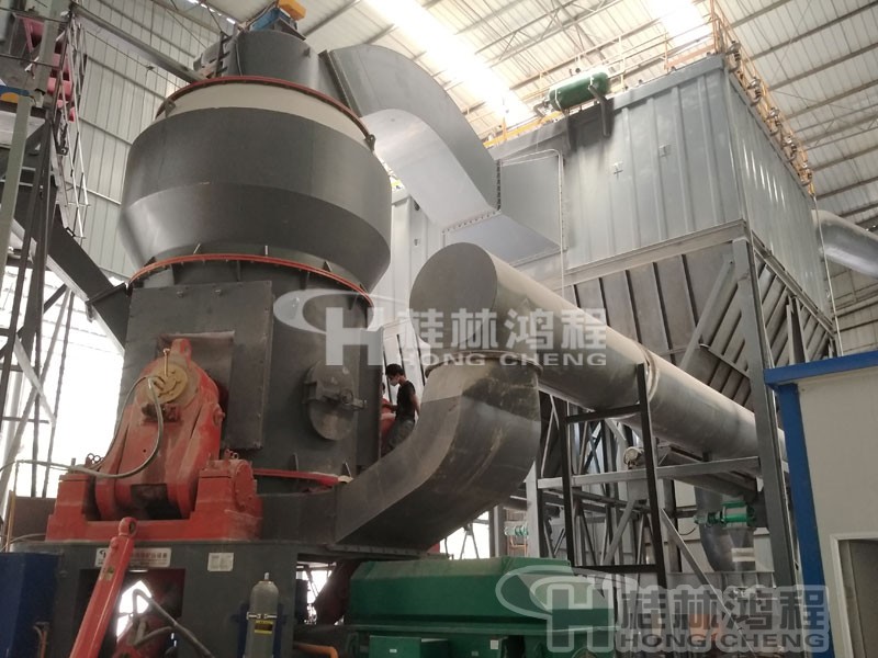 桂林鸿程100~325目陶瓷立磨HLM1700立式磨粉机