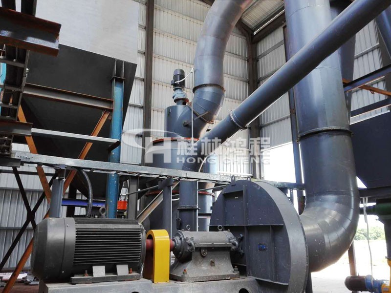 水泥生料磨粉机生产线设备HC1500摆式磨海南新案例现场 水泥生料磨粉机生产线设备HC1500摆式磨海南新案例现场