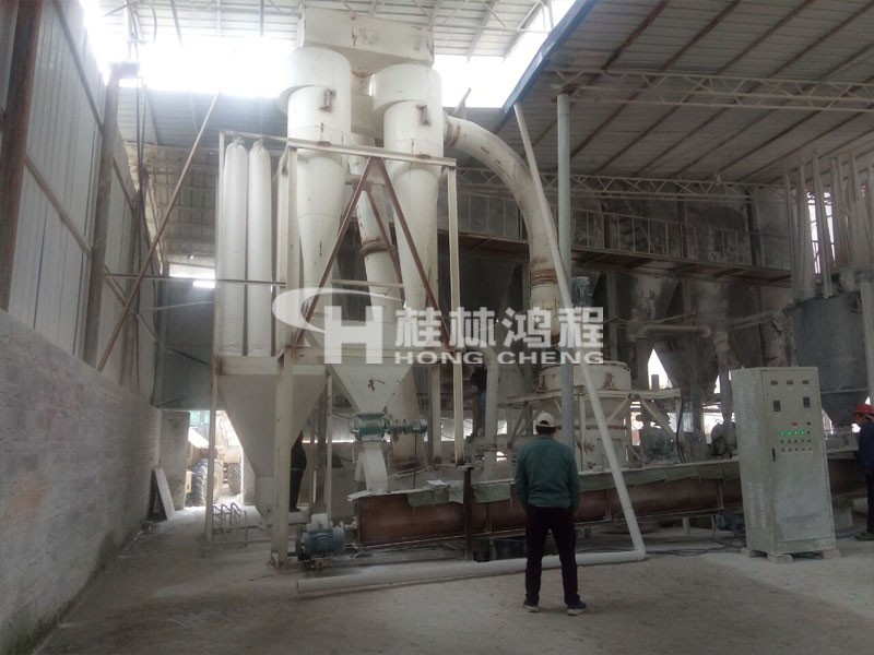 200目熟石灰生产线全套设备客户现场