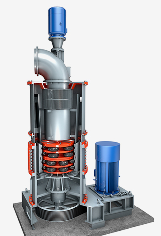 HCH环辊超细磨粉设备主机结构