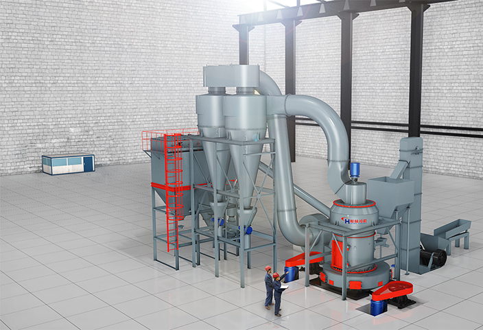 方解石深加工项目HC纵摆式磨粉机设备成套设备