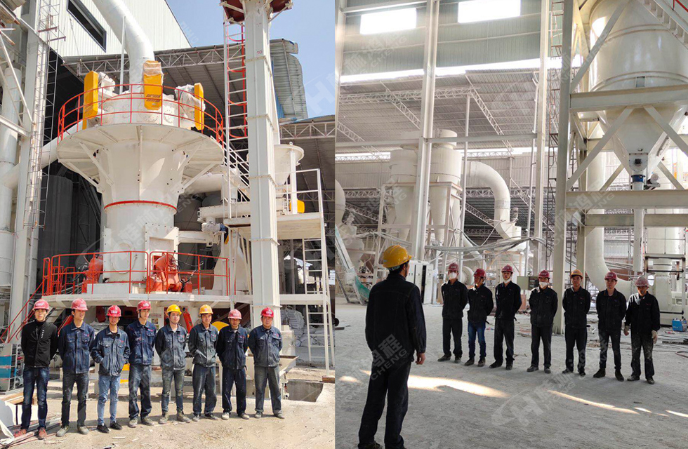 直击桂林鸿程超细立磨安装现??！